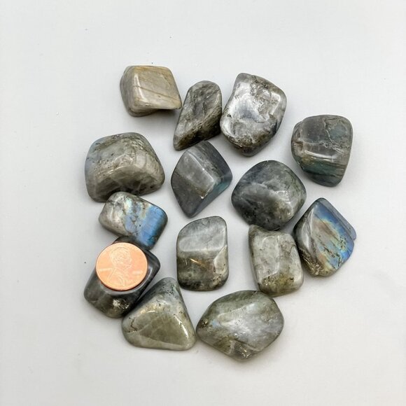 Labradorite Polished Stones or Tumbled Chips - Picture 5 of 8